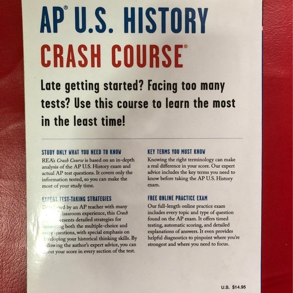 AP US History Crash Course by REA - Picture 2 of 2